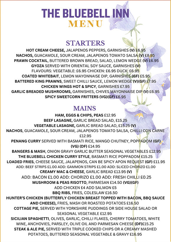 The Bluebell at Helpston | Good food