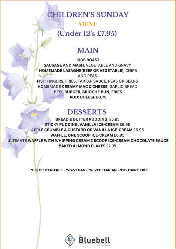 The Bluebell at Helpston | Good food