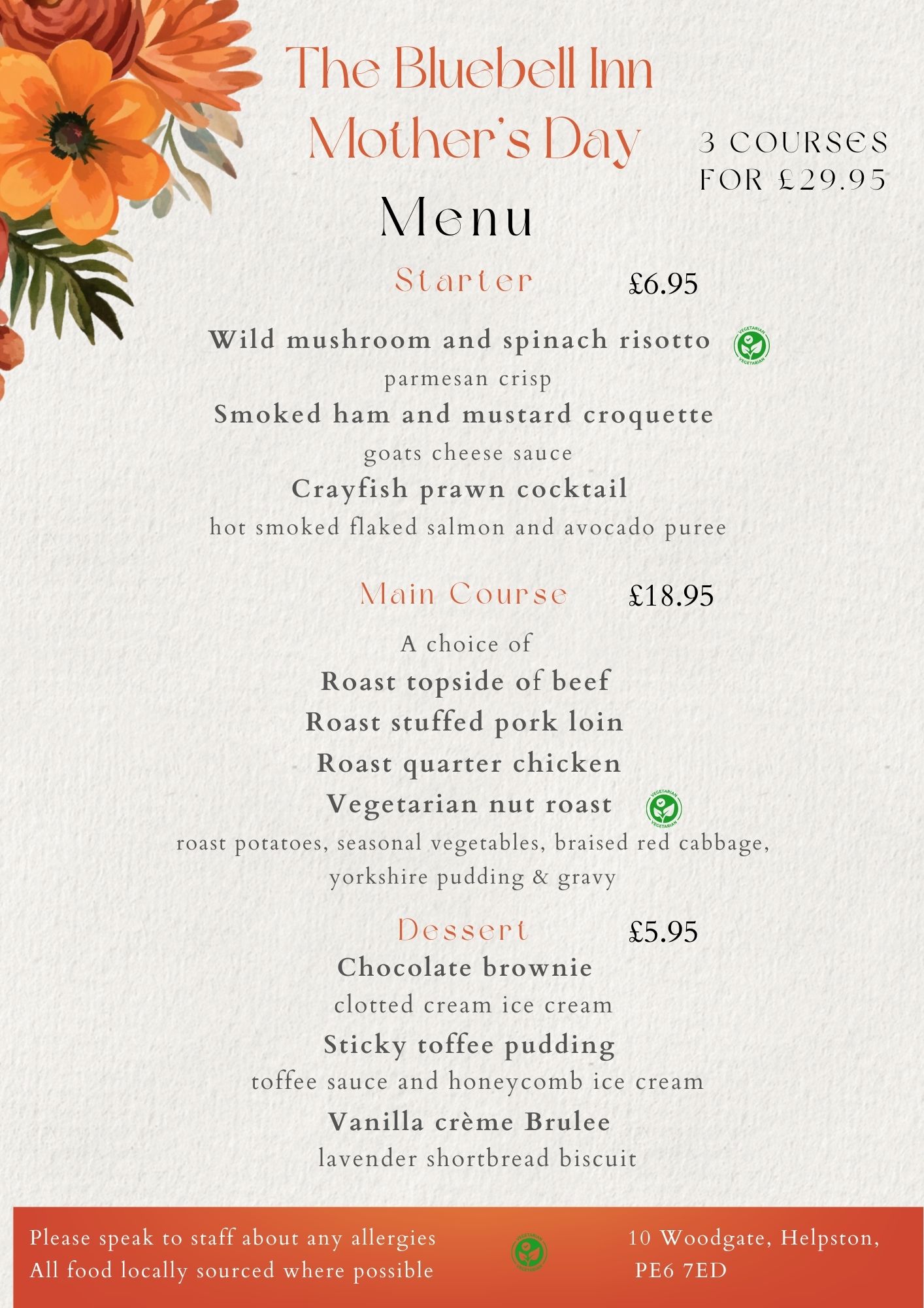 The Bluebell at Helpston | Good food